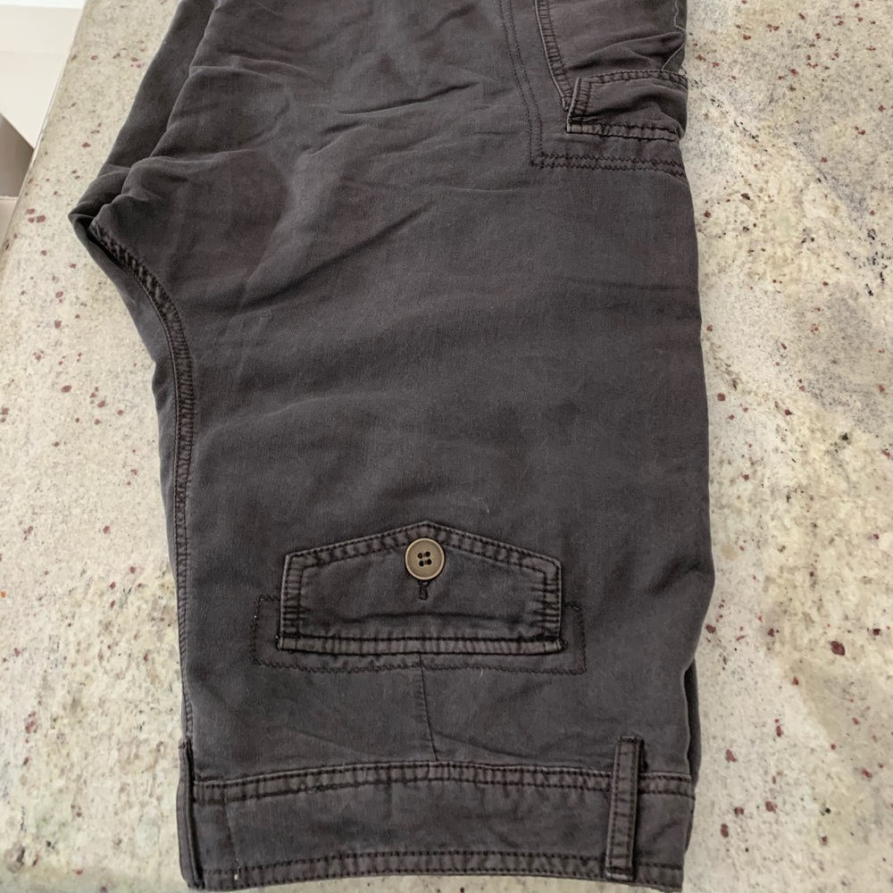 Brown khakis Capri length